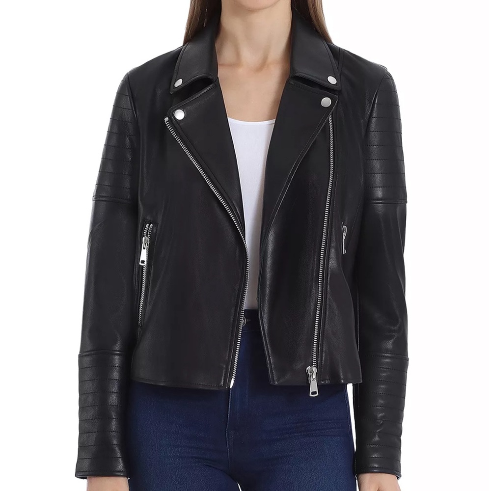 Bagatelle Brand New Quilted Faux Leather Moto Jacket Small - Retails for $119